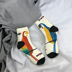Colorful Novelty Bird Socks - Fun & Comfortable Casual Wear for Everyone (Color)