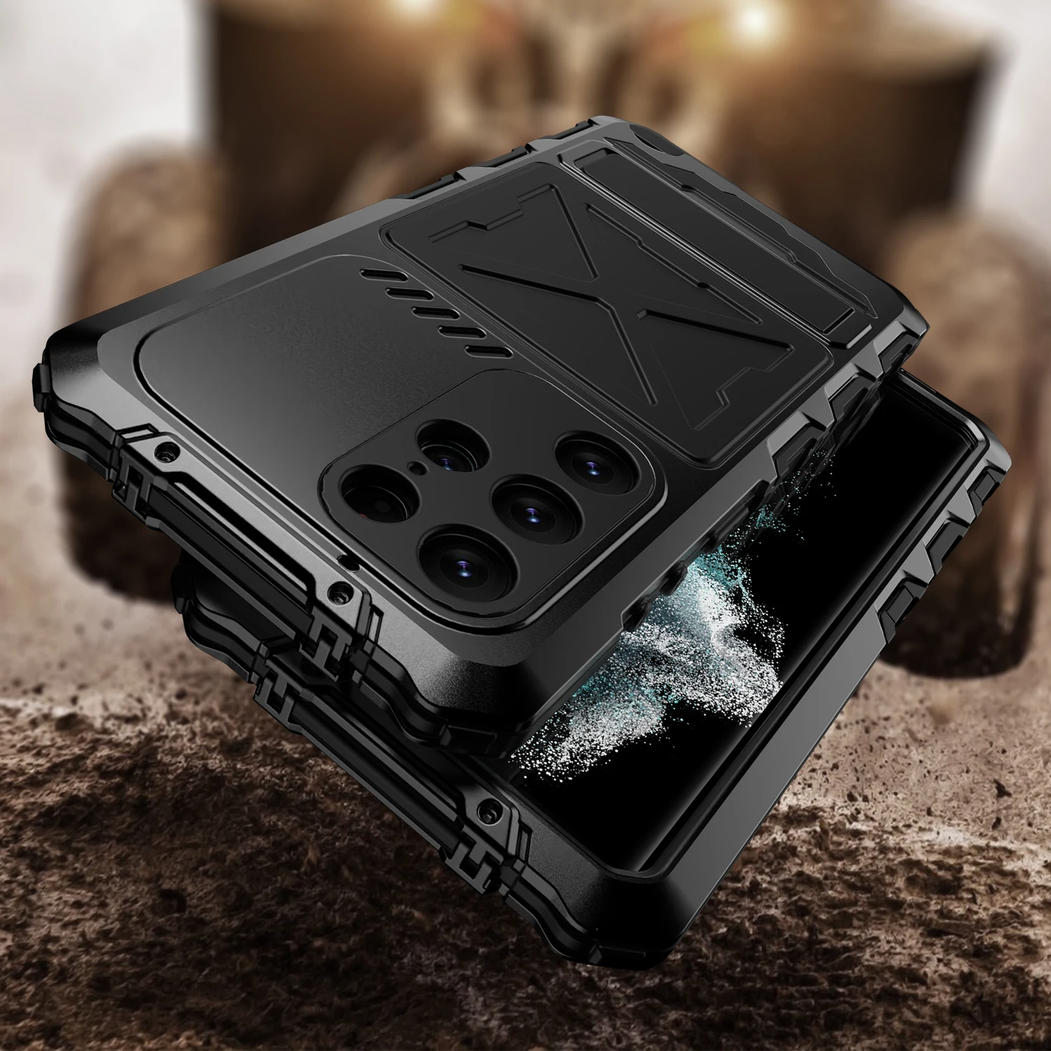 Heavy Duty Armor Metal Aluminum Shockproof Phone Case - Enhanced Protection