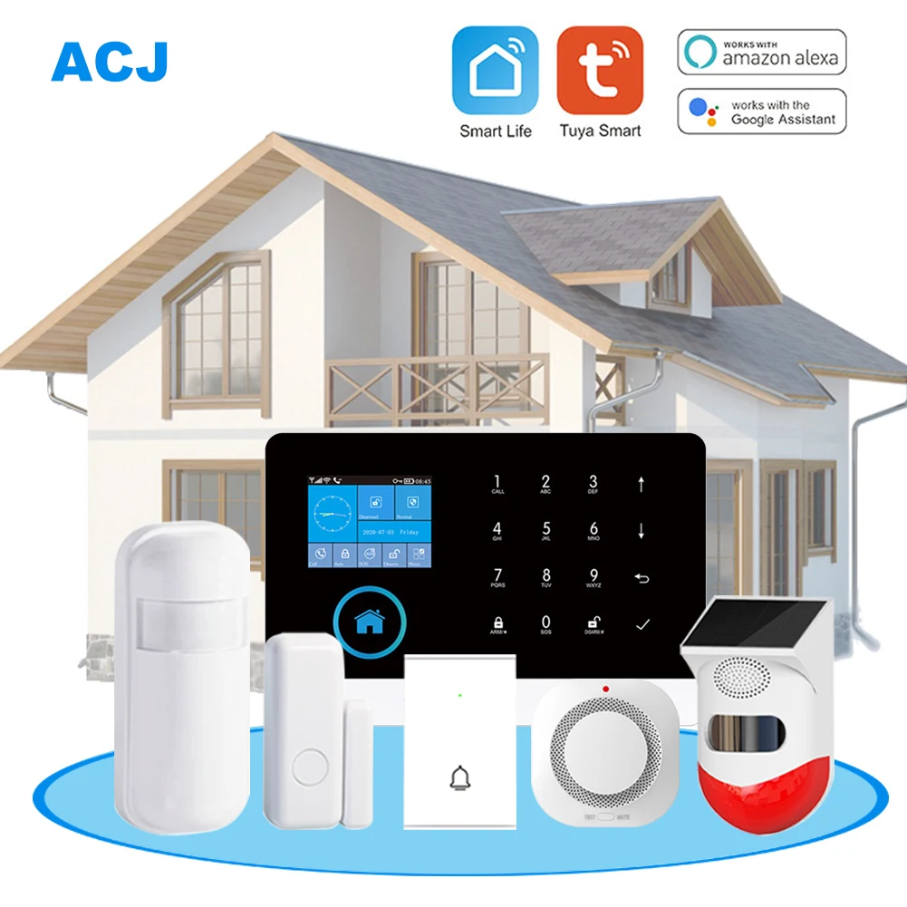 ACJ PG103 WiFi Alarm System Host for Home or Shop Burglar Security