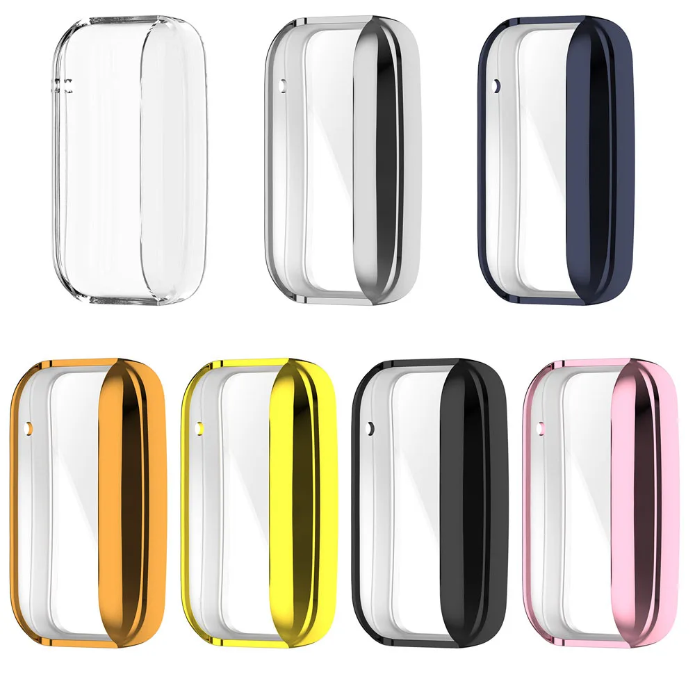 TPU Frame Protective Case Cover for Smartwatch Screen Protector Accessories