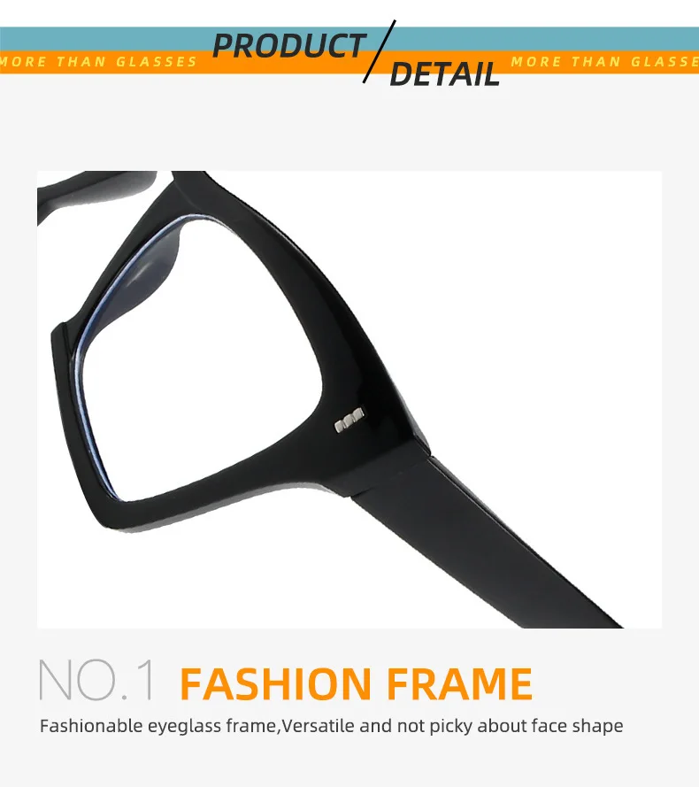 Große Computer Brille Rahmen Frauen Männer Cat Eye Anti Blau Licht Platz Brillen Blockieren Gläser Optische Spektakel Brillen – Detail 15