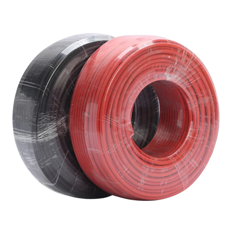 Луженый Медный PV-кабель для солнечной системы 16AWG 12AWG 10AWG 8AWG 4AWG 1, 5 мм2 ~ 25 мм2, двухслойный провод для автомобильной батареи TUV (art.: 3920beb42ecb2) - 3920beb42ecb2