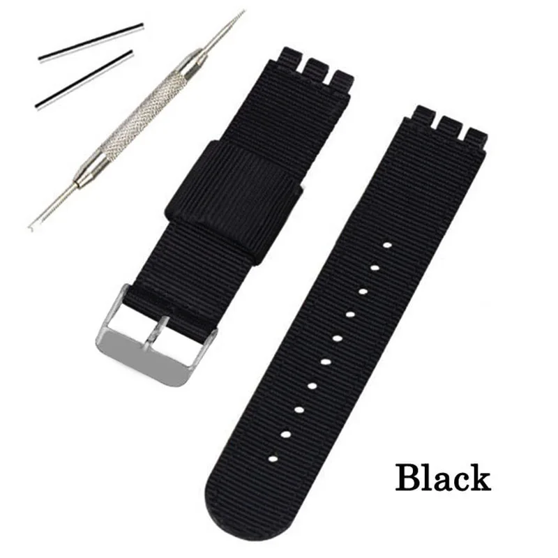 Durable Nylon Canvas Watch Strap - Soft and Comfortable Universal Wristband Replacement in Multiple Sizes