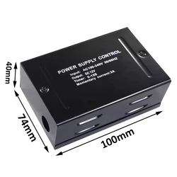 Universal Door Access Control Power Supply (AC 100-240V, DC 12V) for Electric Lock and RFID Systems (P05-3A)
