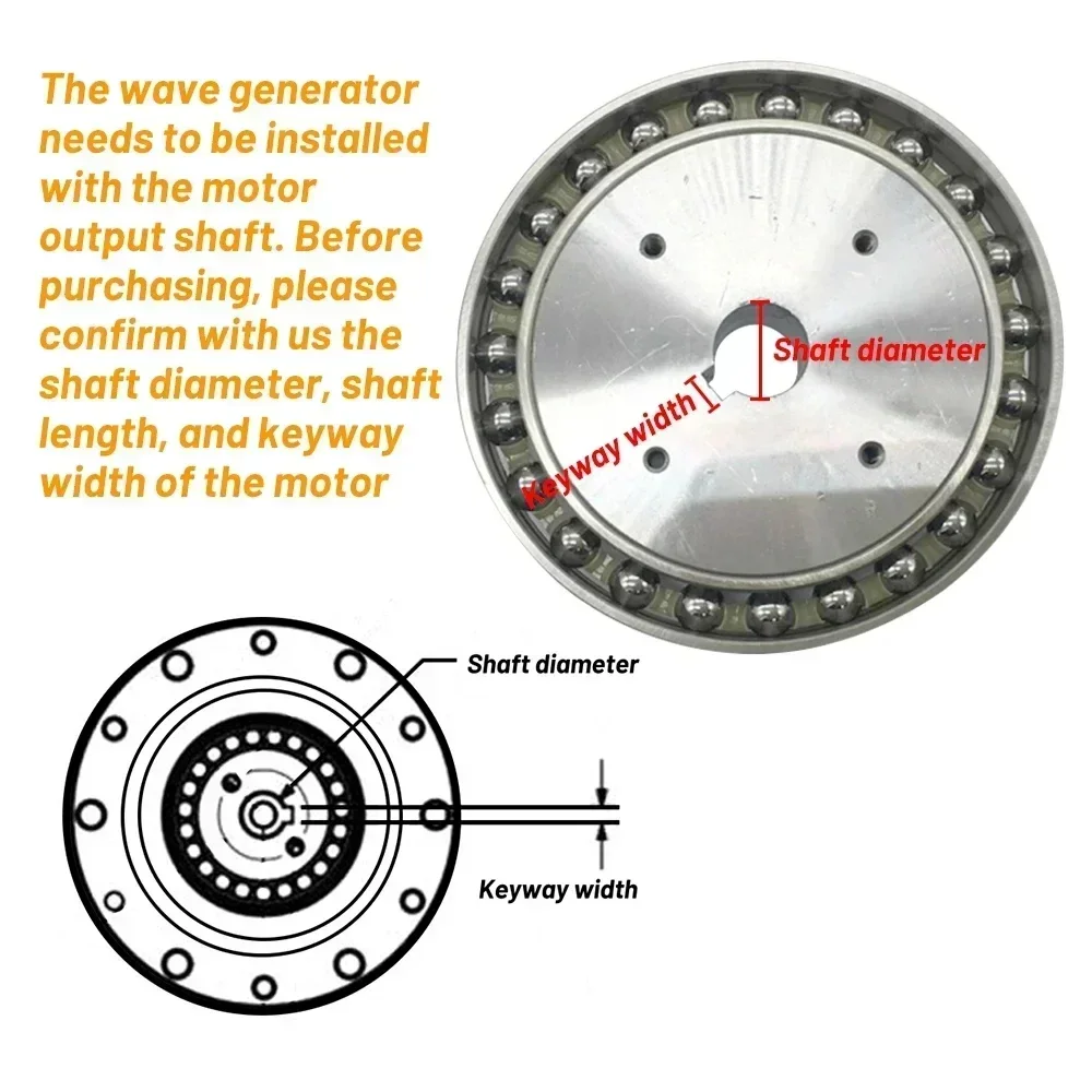 Cup Type Strain Wave Harmonic Drive Hollow Flanged Harmonic