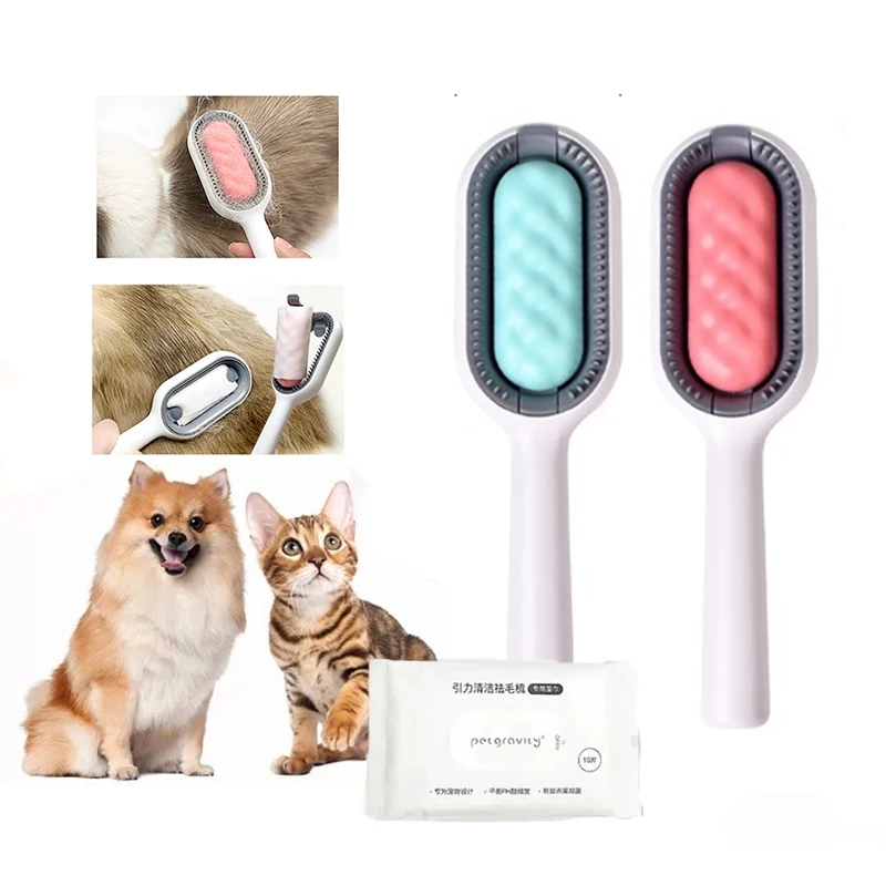 

Pet Hair Brush Cat Comb Hair Massages Removes Pet Supplies for Matted Curly Long Hair Pet Grooming Cleaning Beauty Accessories