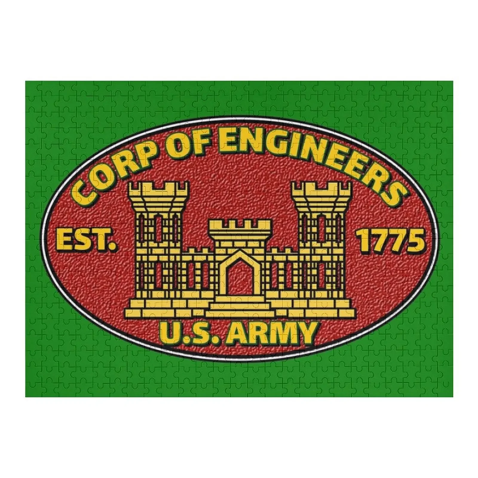 

U.S. CORP OF ENGINEERS Jigsaw Puzzle Personalised Jigsaw Diorama Accessories Custom Kids Toy Puzzle