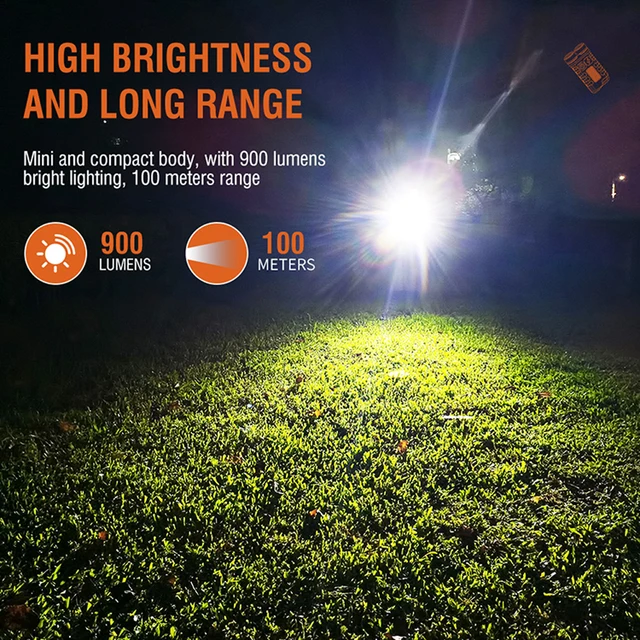 Mini LED Keychain Rechargeable Flashlight Light - Image 3