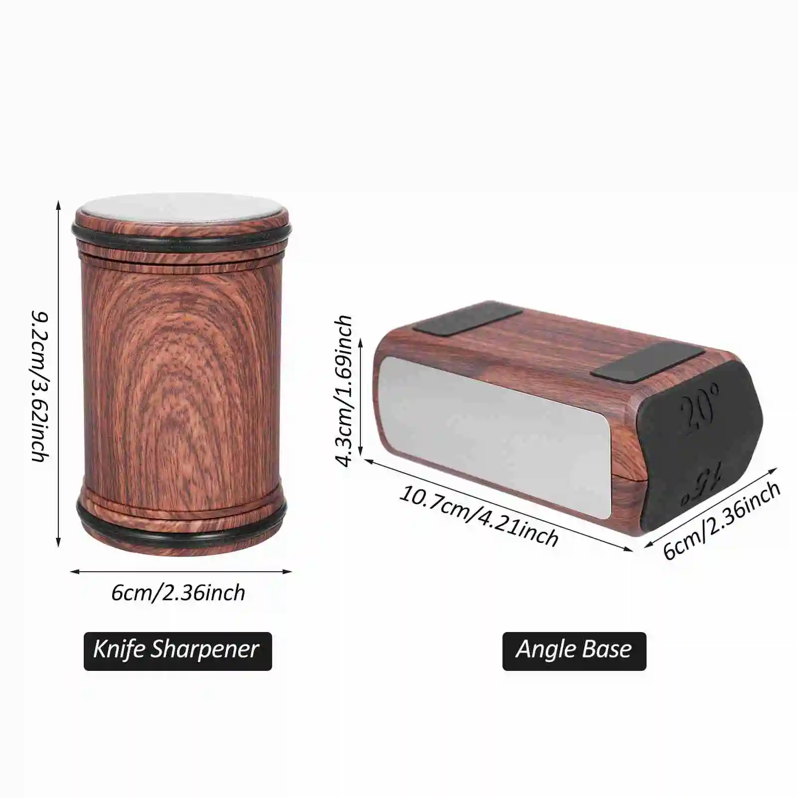 Rolling Knife Sharpener - Knife Sharpening Tool with Diamond and Ceramic Discs for Steel of Any Hardness, 15 and 20 Degrees: 3 - 5 Days Free Delivery Only UK