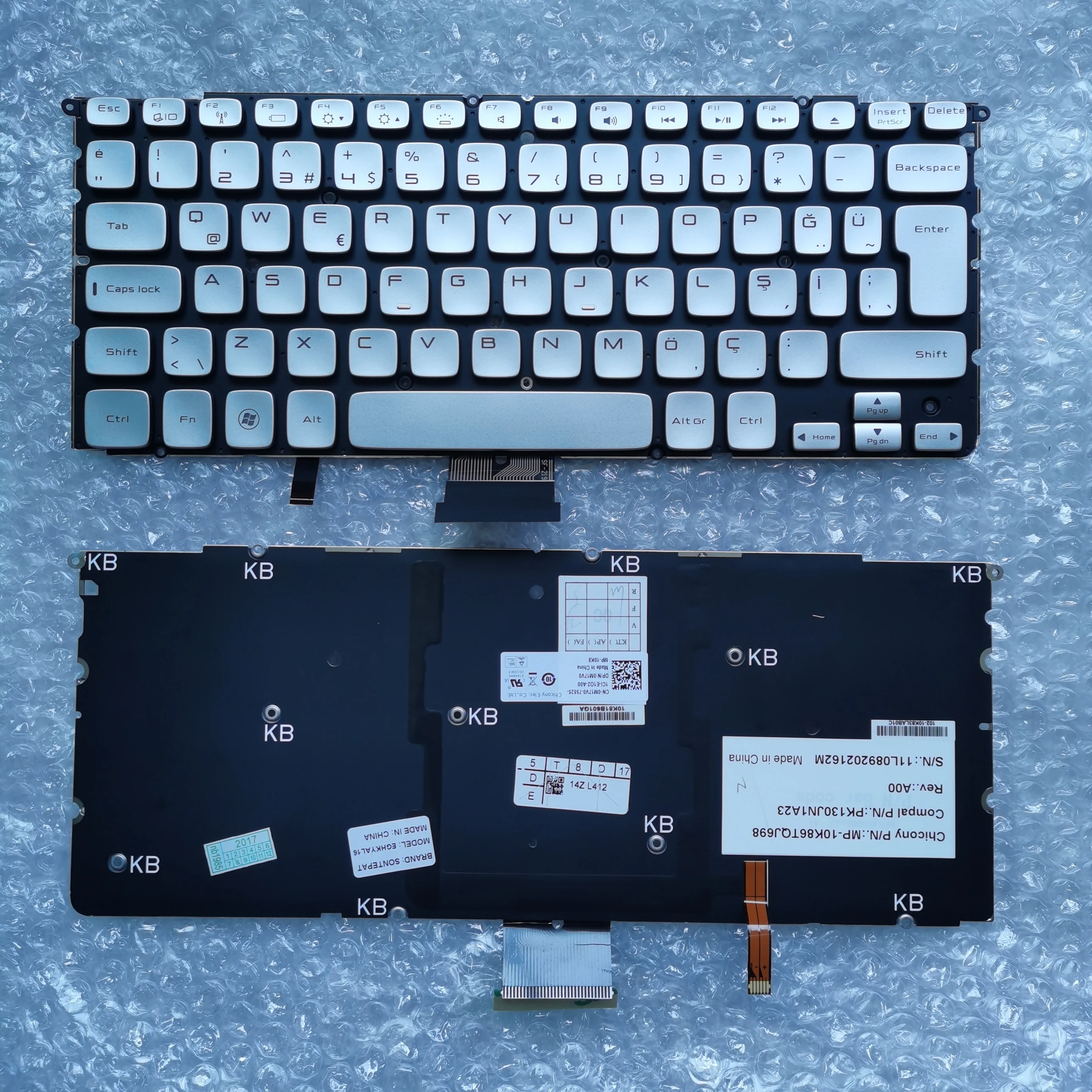 

XIN Turkish Laptop Keyboard For Dell XPS 14Z L412z 15z L511z backlight TR keyboard