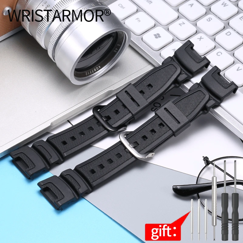 Cinturino In Gomma Per Casio G-Shock Sgw-100 Sgw 100 Accessori Per Orologi Da Polso Con Cinturino In Silicone Impermeabile Per Sport All'Aria Aperta D