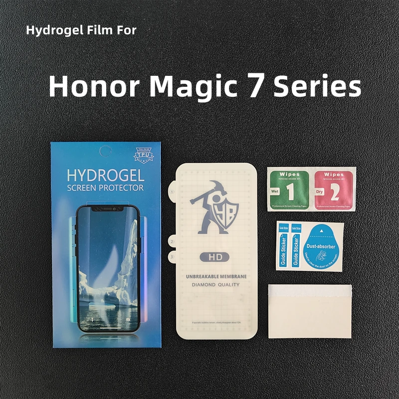 2 Pellicole Protettive In Hydrogel Per Honor Magic 7 Pro – HD Flessibile, Supporto Impronta Digitale E Copertura Curva