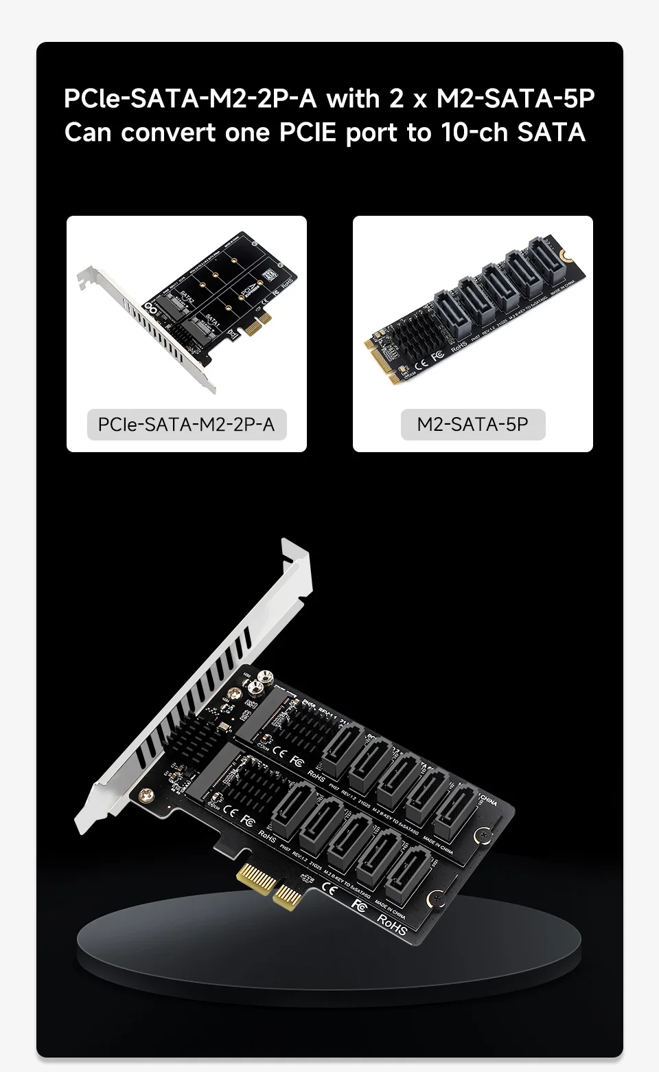 M.2 NGFF SATA-5-Ch SATA3 Ȯ, JMB575  Ĩ,  , JMB575  Ĩ ä