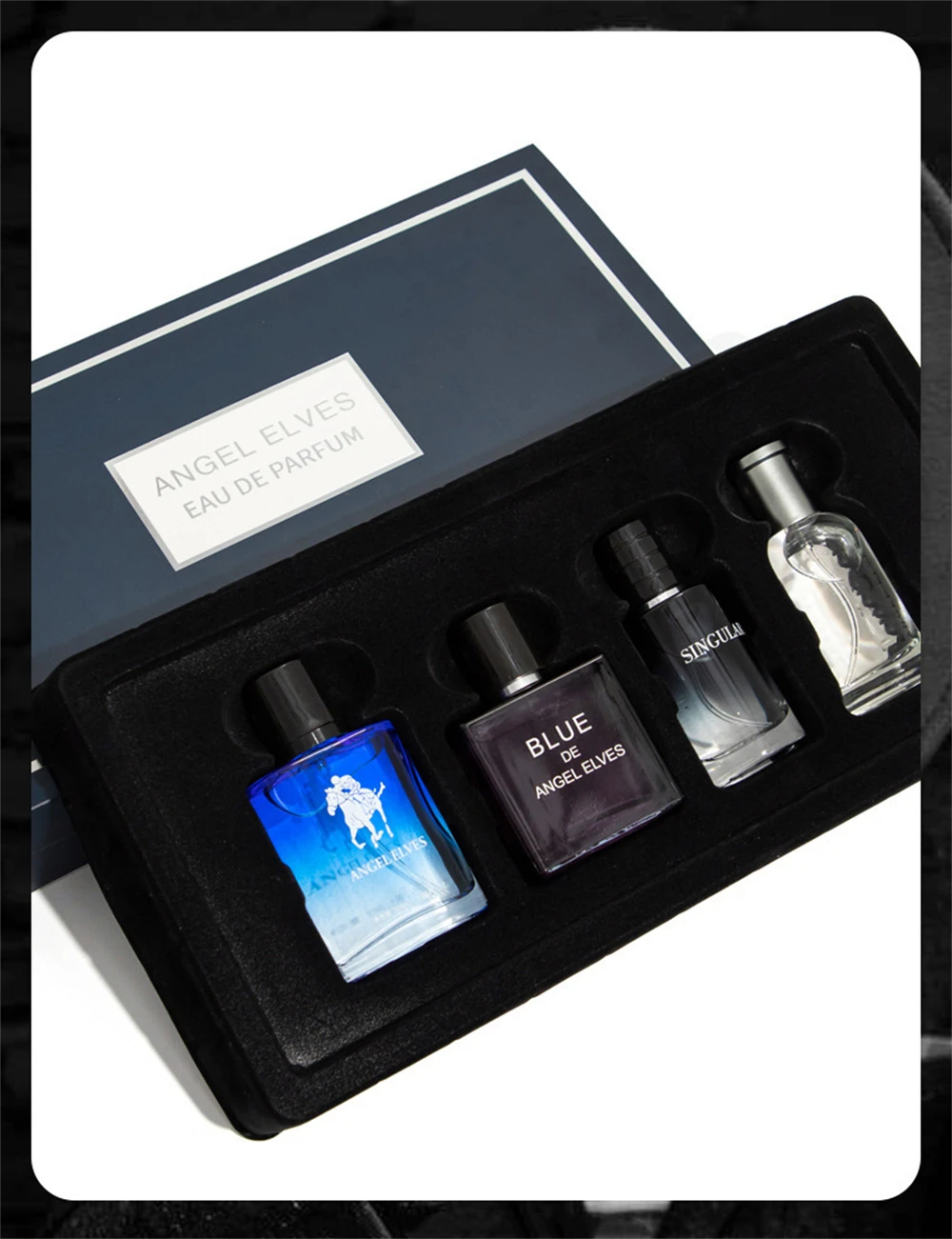Luxury Empty Perfume Bottle Set with Gift Box – 4 Refillable Men’s Containers, 120ml To... - SKU PGB01607 - UGI Packaging