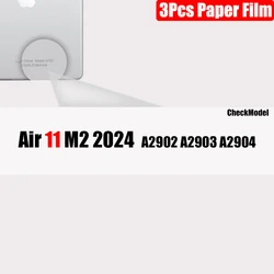 3-Pack Paper-Feel Screen Protector for Tablets - Matte Finish, Anti-Glare, No Glass (iPad Air 11 2024)