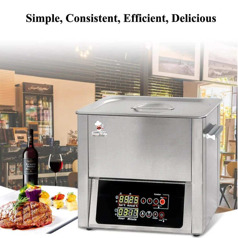 Stainless Steel Sous Vide Cooker Machine 6L Tank Hot Spring Egg Cooking Machine Whole Tank Even Heated Sous Vide Cooker Machie 3