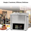 Stainless Steel Sous Vide Cooker Machine 6L Tank Hot Spring Egg Cooking Machine Whole Tank Even Heated Sous Vide Cooker Machie 3
