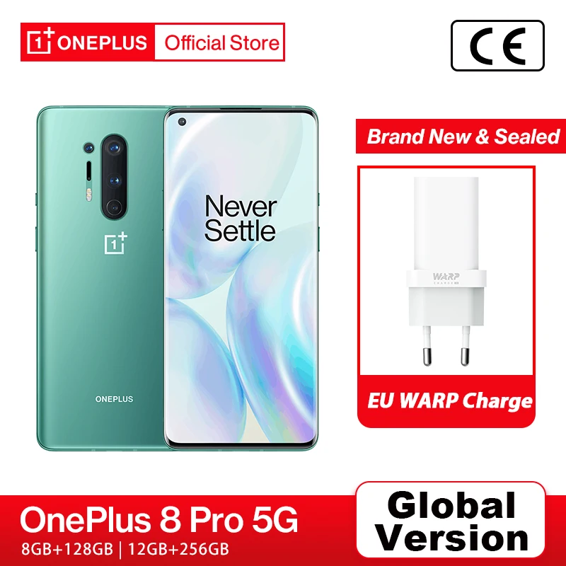 

Global Version OnePlus 8 Pro 5G Smartphone Snapdragon 865 8GB 128GB 6.78 120Hz Fluid Display 48MP Quad OnePlus Official Store