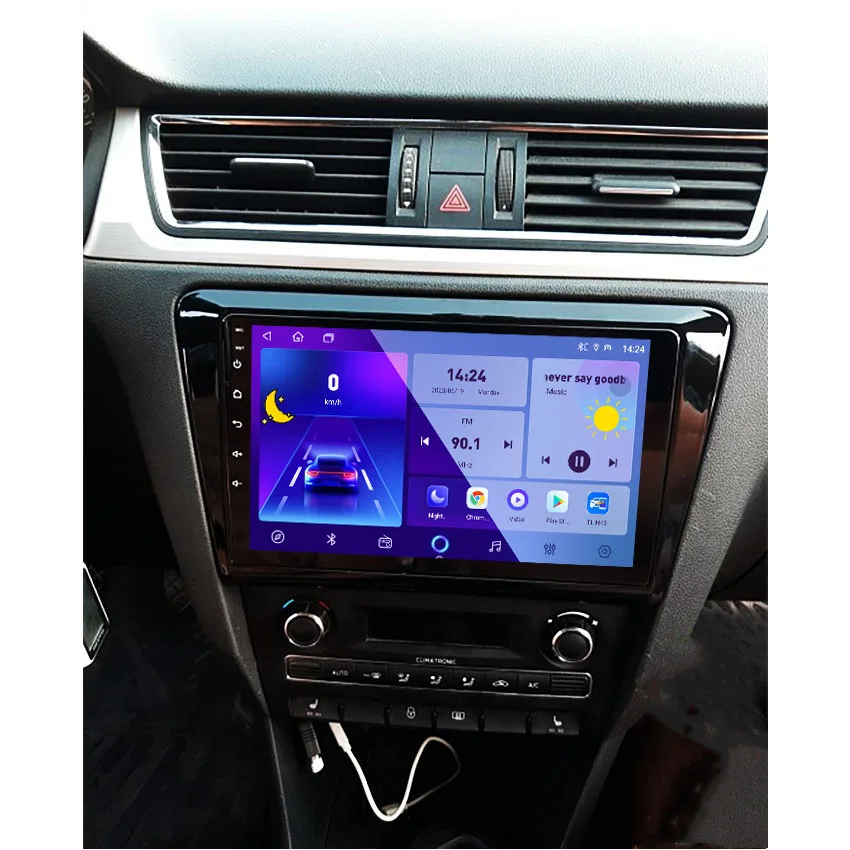 Skoda Rapid Seat Toledo 용 DSP Carplay 자동차 라디오 안드로이드 멀티미디어 비디오 플레이어 Autoradio 오디오 스테레오 BT GPS 네비게이션 2 Din
