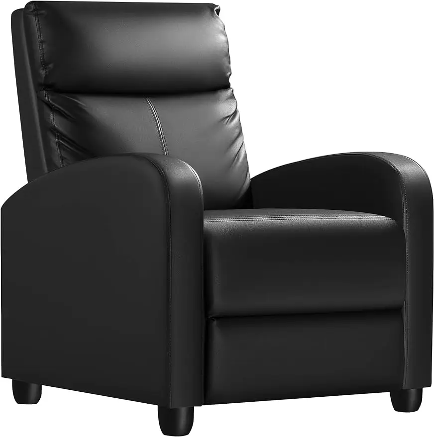 Homall Recliner Chair, Recliner Sofa PU Leather for Adults, Recliners Home Theater Seating with Lumbar Support, Reclining Sofa C