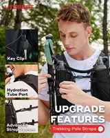 UTOBEST 10L Running Hydration Backpack Compatible With 2L Water Bladder Running Vest for Hiking Cycling 3