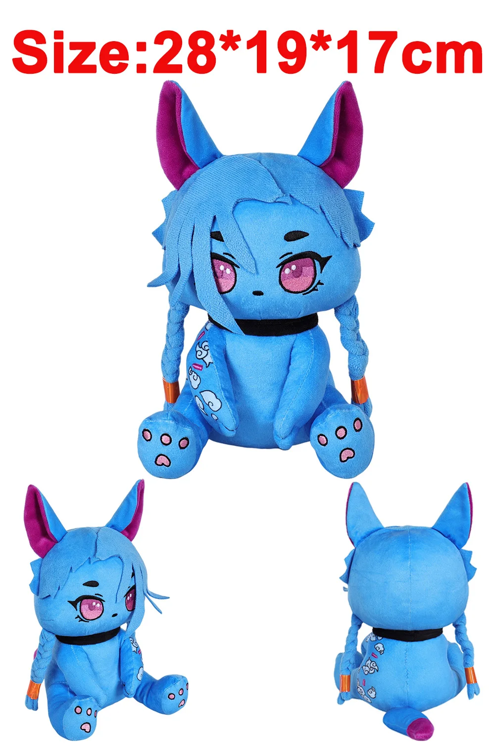 Caitlyn Kiramman Cosplay Plush Plushine Game LoL Mascot Soft