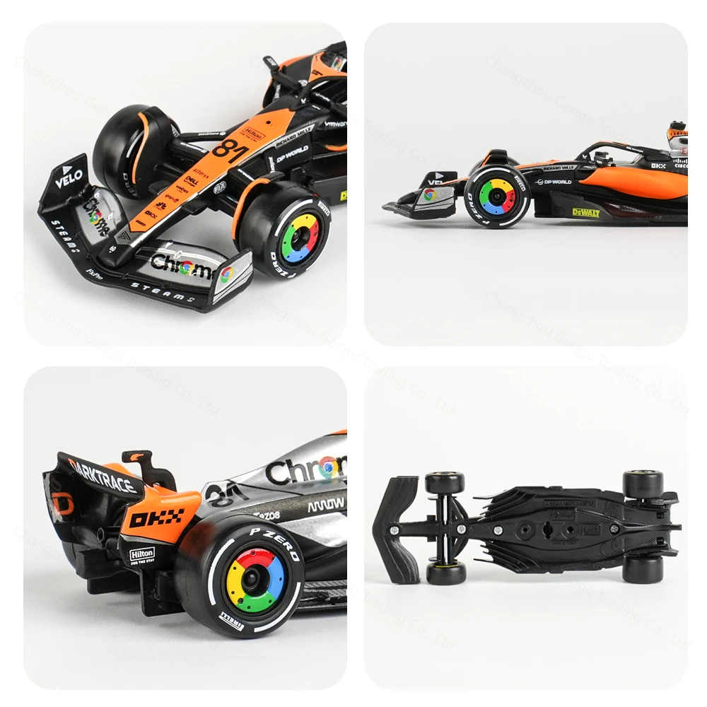 Bburago 1:43 2023 Mclaren MCL60 F1 Formula Car Die Cast Vehicles Collectible Model Racing Toys 4