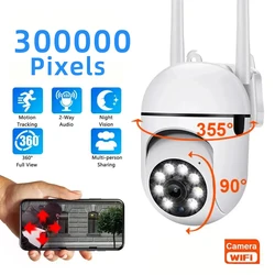 300000 Pixels WiFi Surveillance Cameras IP Camera HD IR Full Color Night Vision Security Protection Motion CCTV Outdoor Camera