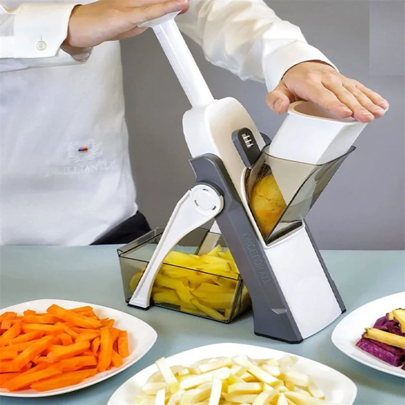 Multifunctional Vegetable Cutter Adjustable Grater Shredding Artifact  Kitchen Slicing Artifact Manual Grater Kitchen Tool - AliExpress