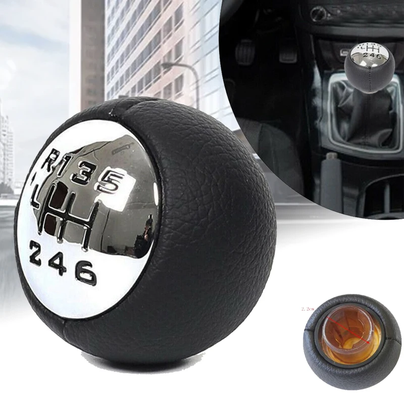 Auto Manual Gear Knob Car Gear Shift Knob 5 Speed 6 Speed Interior Parts For Peugeot 307 308 3008 407 5008 807 car shift gear cover