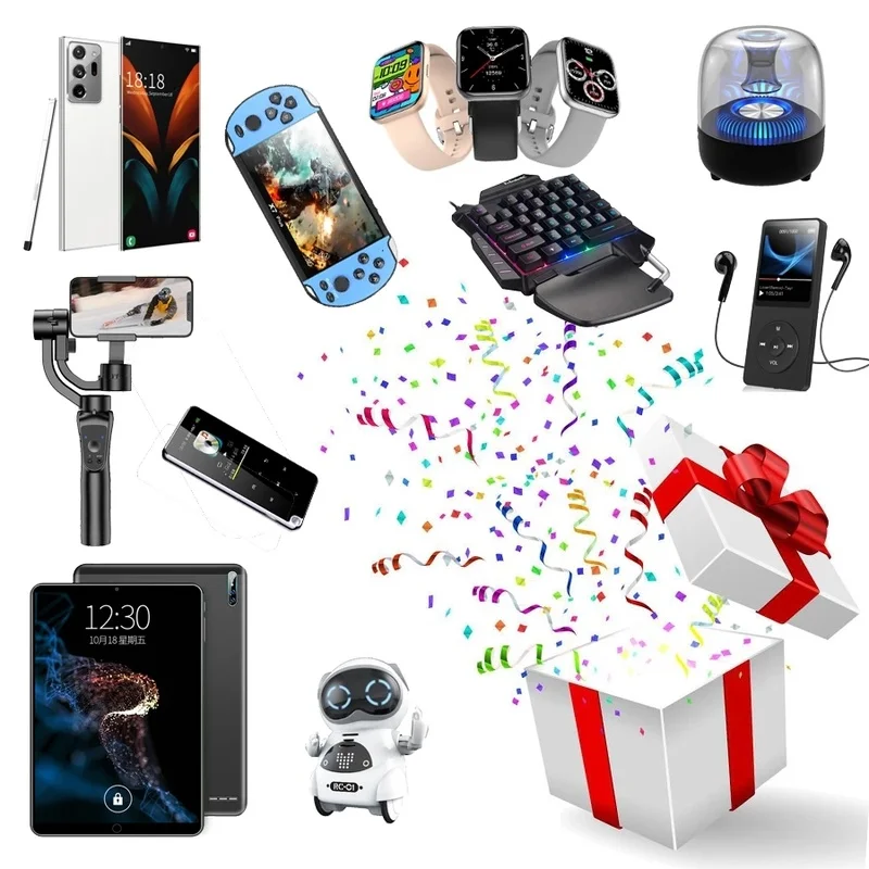Super Lucky Mystery Boxes 100% Surprise Gift Electronic Watches Gamepads Digital Product Random Items Christmas Box |
