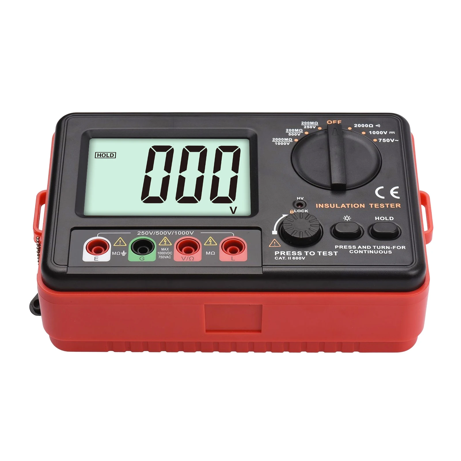 

GT5306A Multifunction Insulation Resistance Meter Kit DC 250V/ 500V/ 1000V AC 750V Digital Insulation Resistance Tester