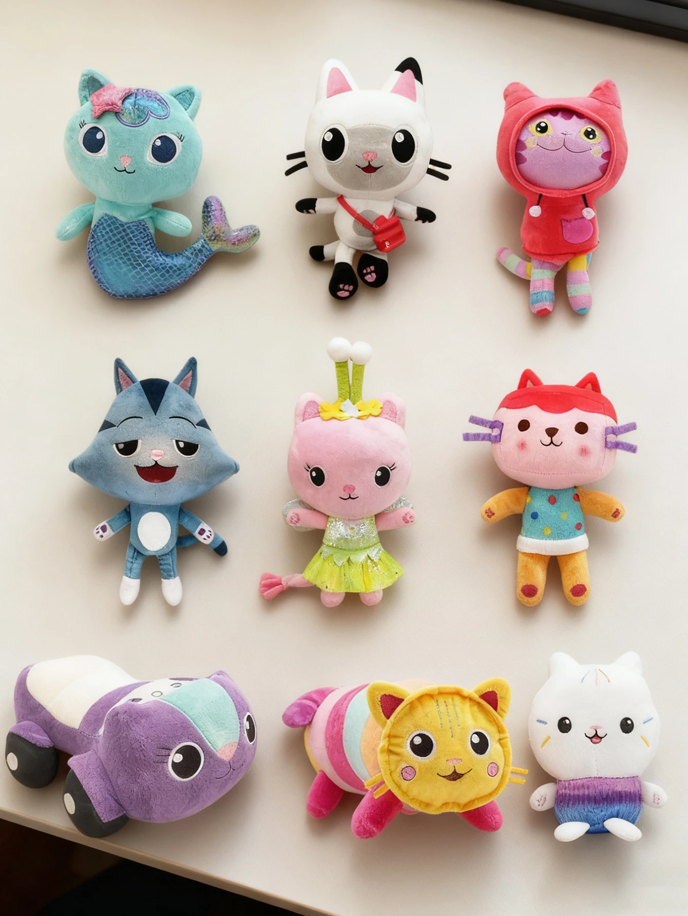 בובות צעצוע רכות לבית הותיקות Gabby, חתולים חמודים, בובות סוסית, בובות מכונת ציפורניים, בובות קרטון