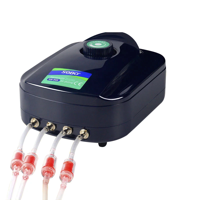 

SOBO Silent Aquarium Oxygen Air Pump Fish Tank Adjustable Air Volume High Power Oxygenator Air Compressor Aerator 220v 12w