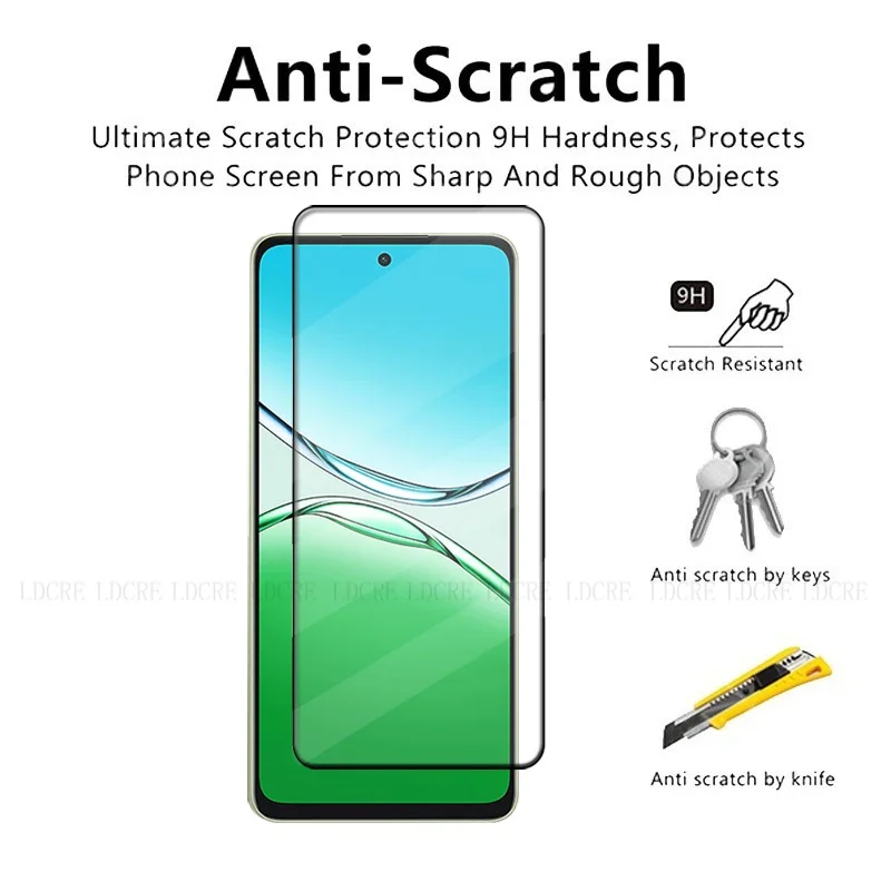 Enhanced 6-in-1 Tempered Glass Screen and Lens Protector with Full Cover Glue and 9H Hardness