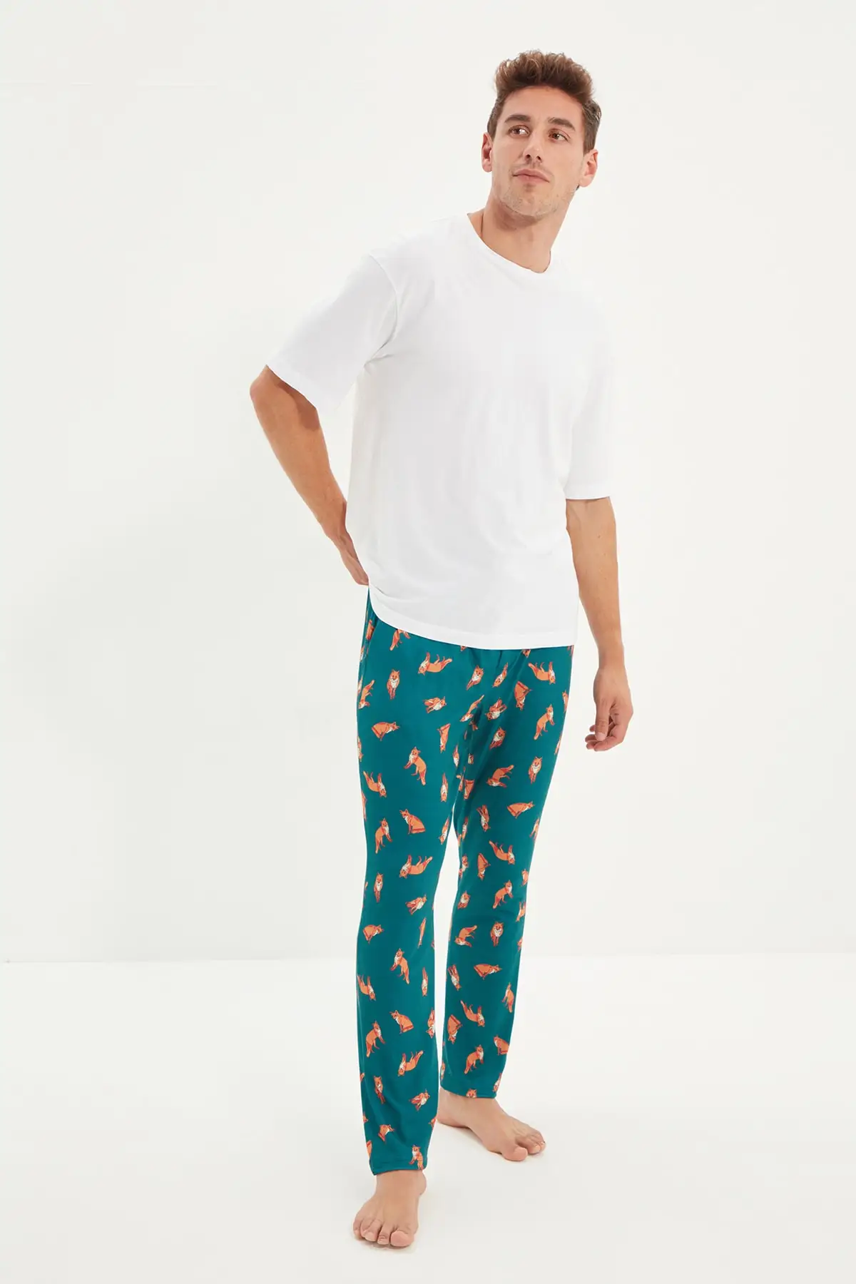 Trendyol Men 'S Regular Fit Printed 