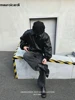 Mauroicardi Spring Autumn Cool Handsome Oversized Short Thickened Warm Soft Black Pu Leather Jacket Men Luxury Designer Clothes 6
