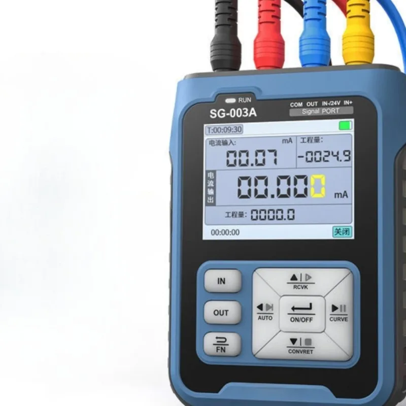 

Multi-function signal generator: 4-20mA voltage and current analog process calibrator