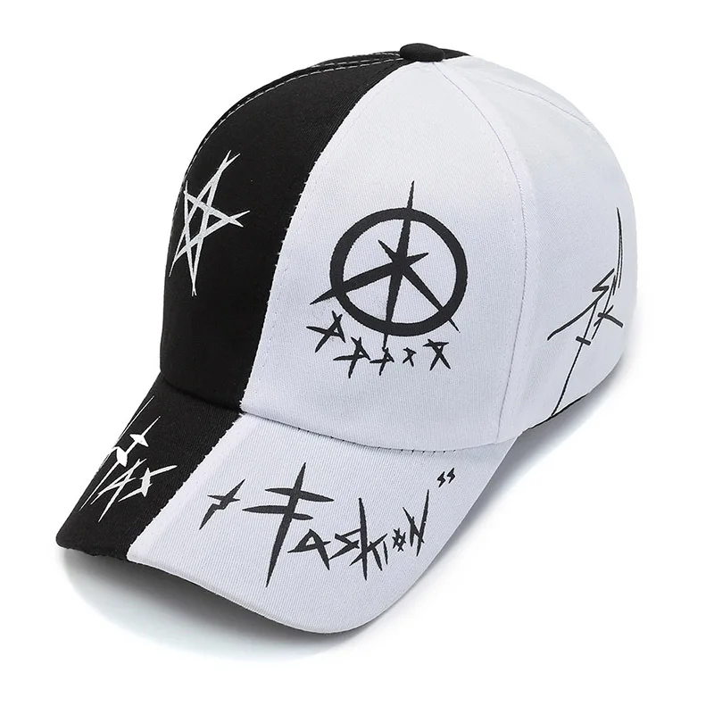 Project Sekai Colorful Stage! Feat. Cosplay Azusawa Kohane Hat Unisex Black And White Baseball Cap Visor