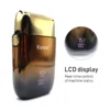Kemei-KM-TX10 Men's Shaving Machine Dual Foil Blades USB Fast Charging LED Display Professional Hair TrimmerHair Cutting Machine 5