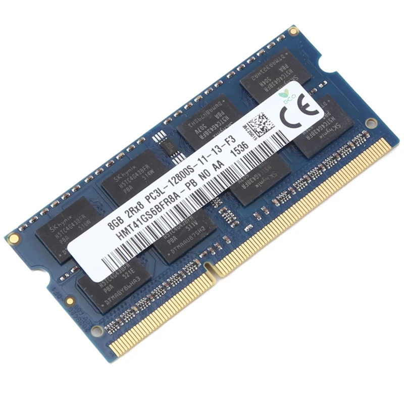 Számára SK hynix 8GB DDR3 Notebook Cölöpverő memória 2RX8 1600mhz PC3-12800 204 csapok 1.35V SODIMM számára Notebook memória Cölöpverő alkatrészek