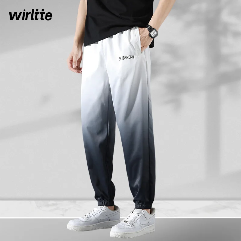 

2023 Spring Autumn Men Long Pants Patchwork Casual Trousers For Mens Outdoor Sports Loose Jogger Pants Man Clothing Streetwear