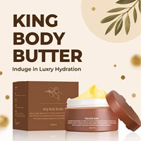 King Body Butter 120g with Shea Butter & Jojoba Oil - 24H Intensive Moisturizing Cream for All Skin Types, Deep Nourishment 1