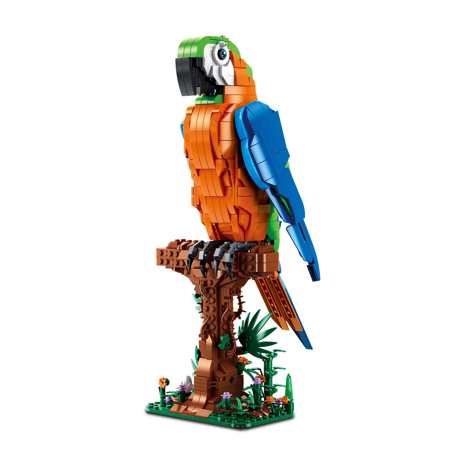 1138PCS Papagei Bausteine Spielzeug Modell Papagei Montieren Puzzle Ziegel Spielzeug Sets Für Kind Desktop Ornament Geschenke – Detail 8