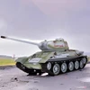 1:16 Henglong 3909-1 Russian T-34/85 Rc Metal Tracked Vehicle 7.0 Version Simulated Smoke Combat Armored Tank 3