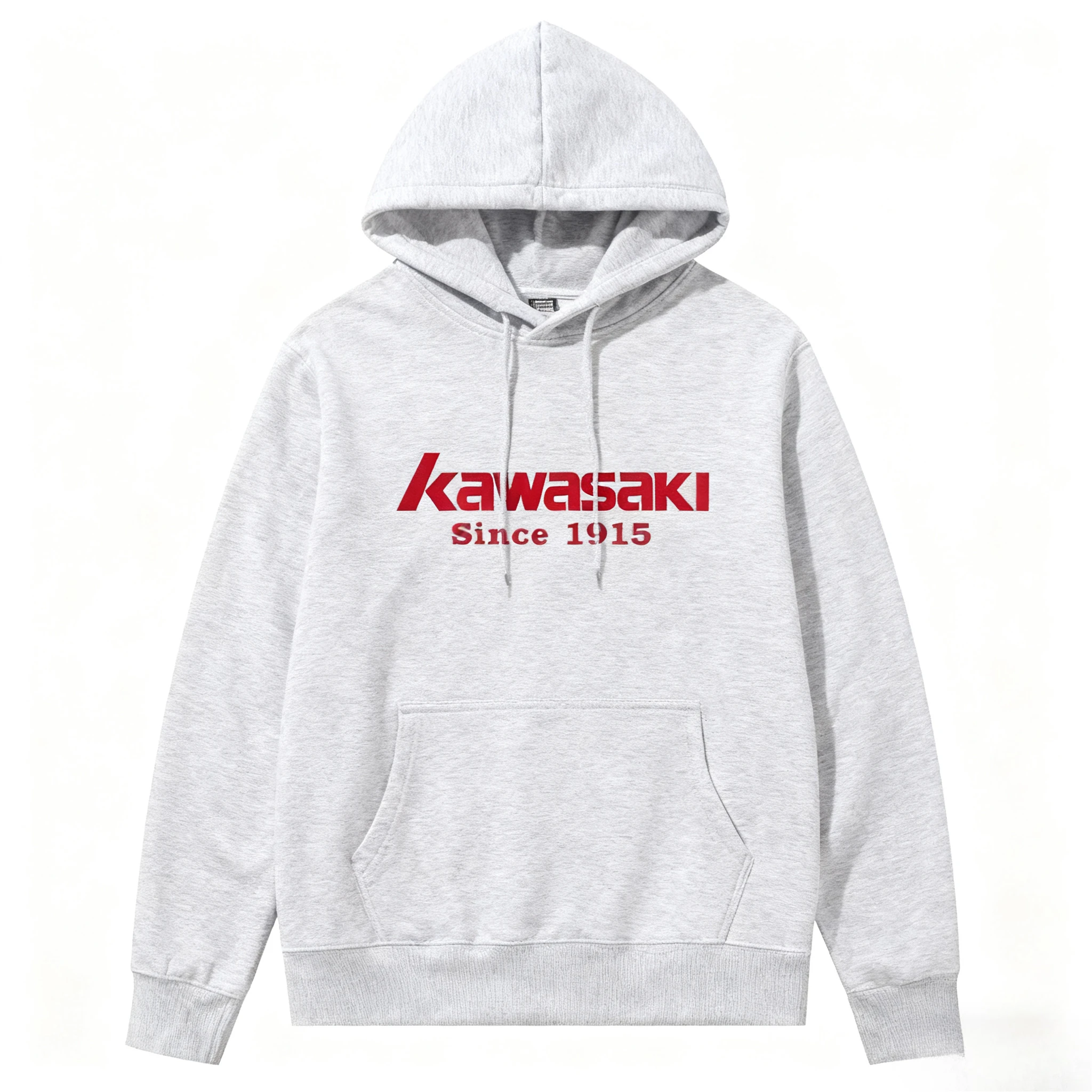 2025 가을/겨울 컬렉션의 남녀 공용 새로운 트렌디 레트로 카와사키 1915 프린트 후드티