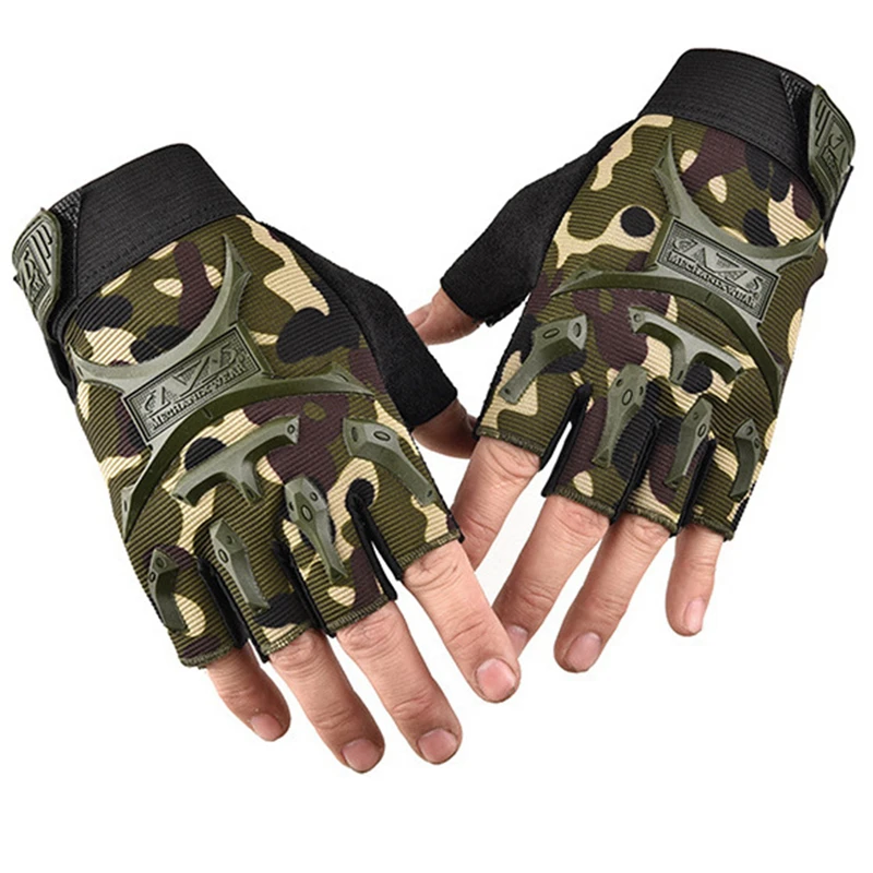 Children Cycling Gloves Kids Half Finger Gloves Bicycle gloves Elastic Non-slip Child Kid Bike Outdoor Riding Equipment