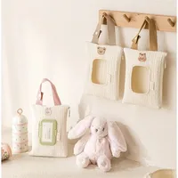 Portable Wet Wipes Case Pram Bag Extraction Flip Tissue Boxes Baby Stroller Accessories Towel Cover Newborn Hanging Bag For Cart 2