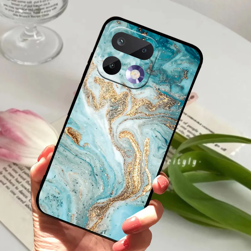 Luxury Marble Soft Silicone Shockproof Phone Case - Fashionable Protective Shell