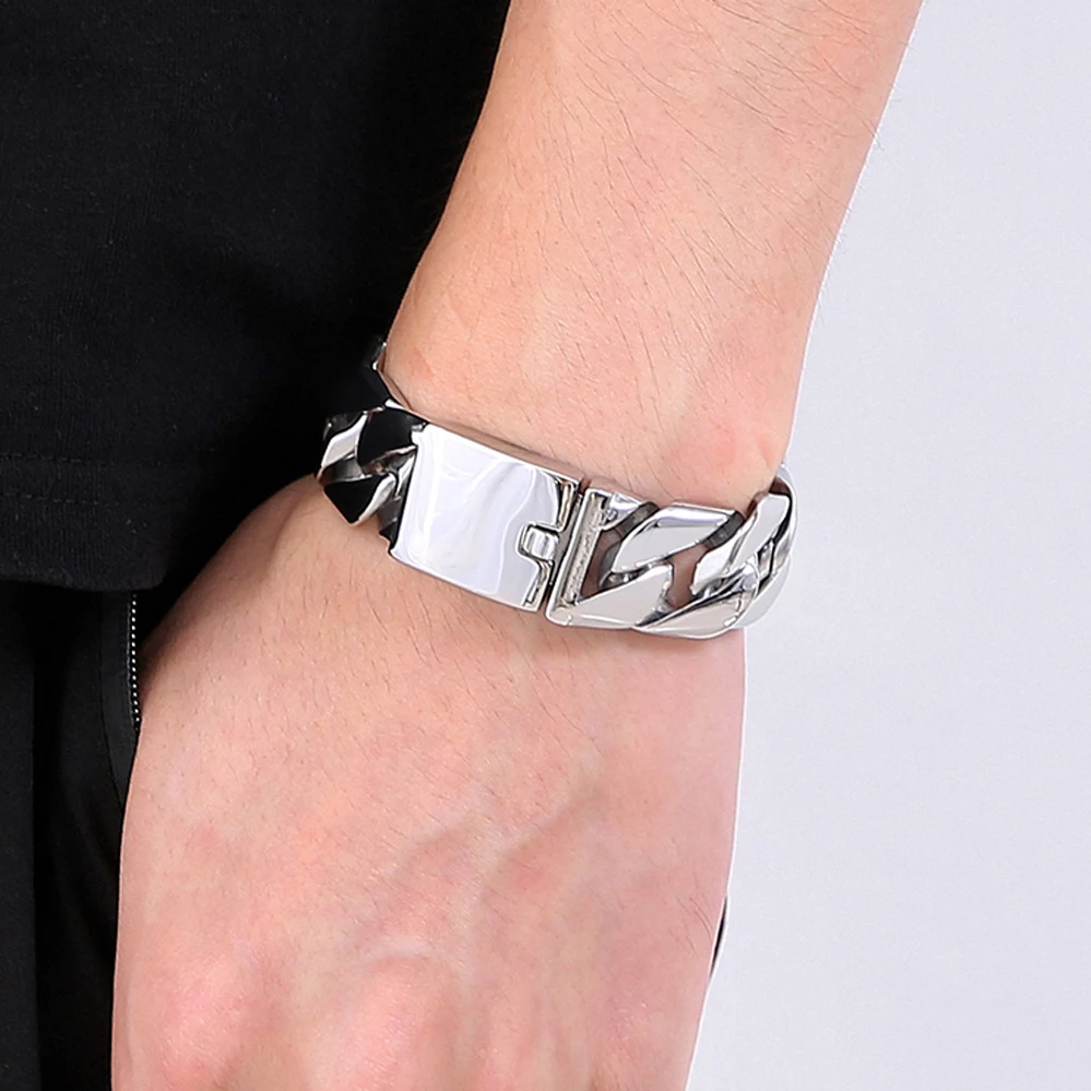 Bracciale Maglia Milano Placcato Oro 18k Charme | Ajsed Christmas - Foto 12